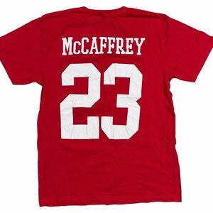 San Francisco 49ers McCaffrey 23 tshirt. Size M.